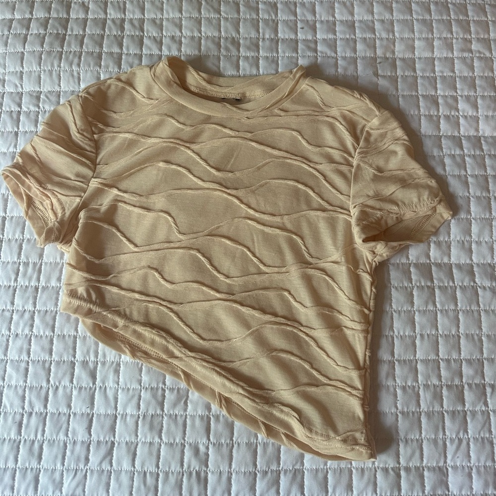 Asymmetrical crop top